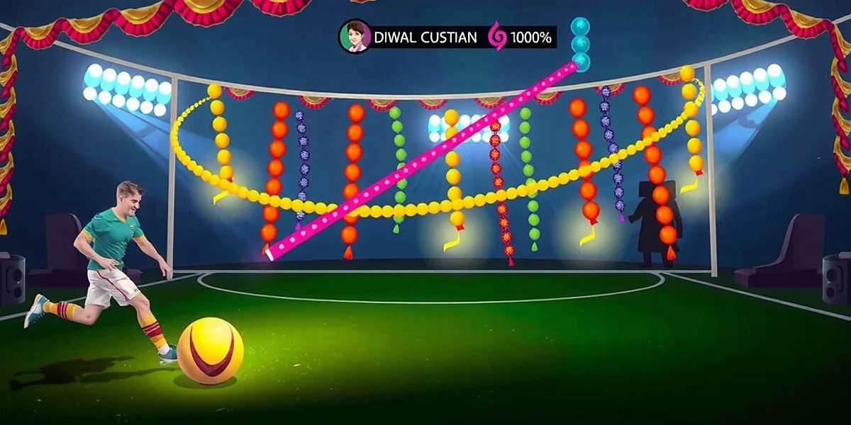 Advanced Strategies in Fiesta Passing Wizards Fiesta Passing Wizards advanced passing strategy showing a player using Diwali decorations to hide the ball's trajectory